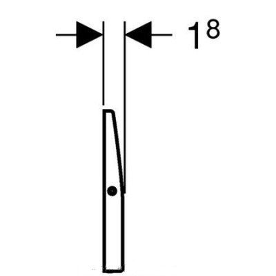 Geberit Delta Capac pentru caseta de service a rezervorului incastrat