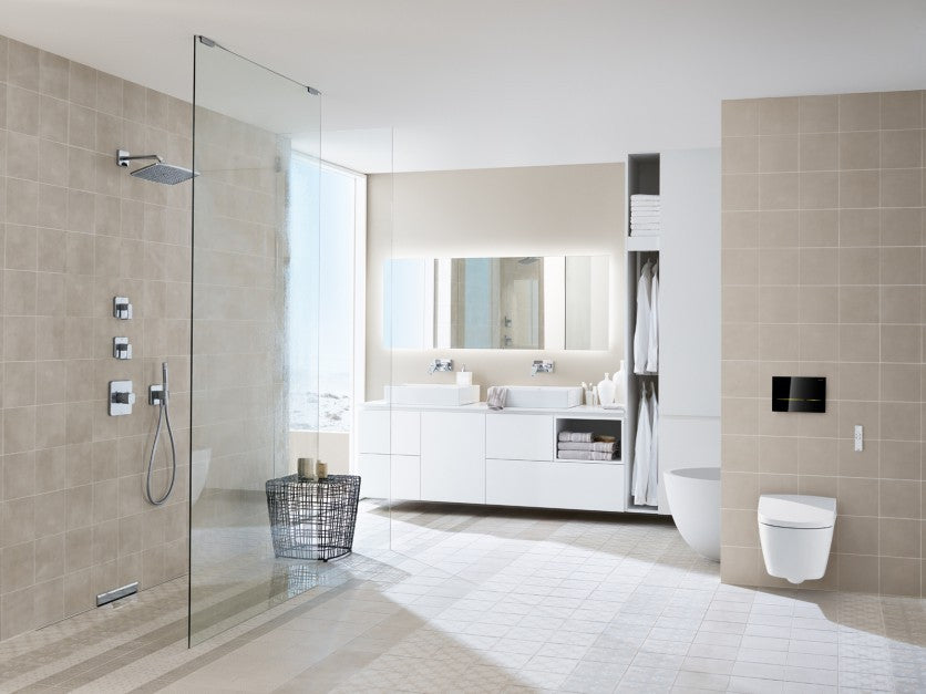 Rigola dus Geberit Duofix H50 cm cu scurgere in perete Ø40mm