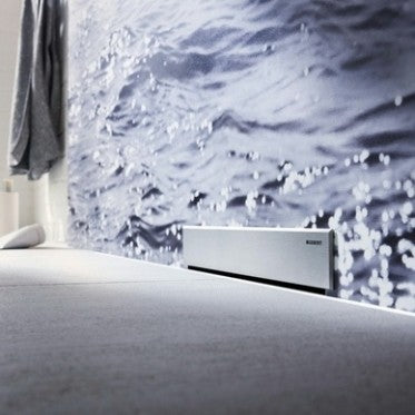 Grila ornament rigola dus Geberit, capac alb plastic