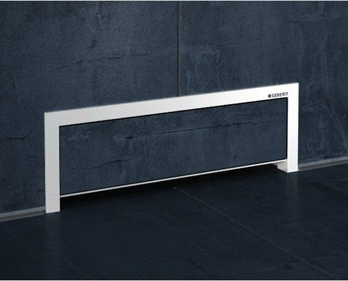 Grila ornament rigola dus Geberit, capac faiantabil