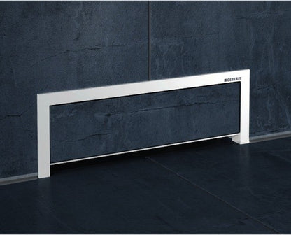 Grila ornament rigola dus Geberit, capac faiantabil