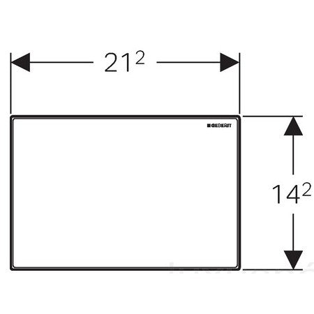 Geberit Omega Capac pentru caseta de service a rezervorului incastrat