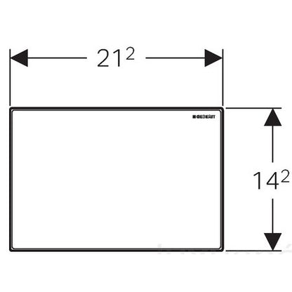 Geberit Omega Capac pentru caseta de service a rezervorului incastrat