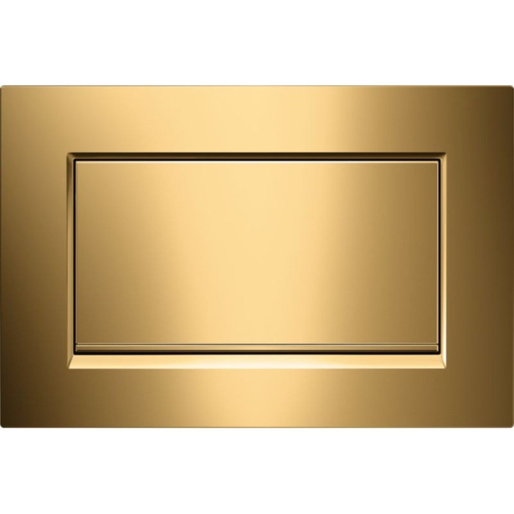 Geberit Sigma30 Clapeta de actionare WC cu pornire-oprire, antivandalism, suflata cu aur
