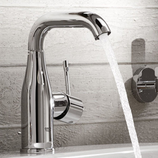 Baterie lavoar Grohe Essence M, cu ventil click-clack