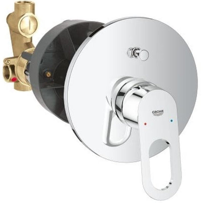 Grohe BauLoop Baterie cada dus, incastrata