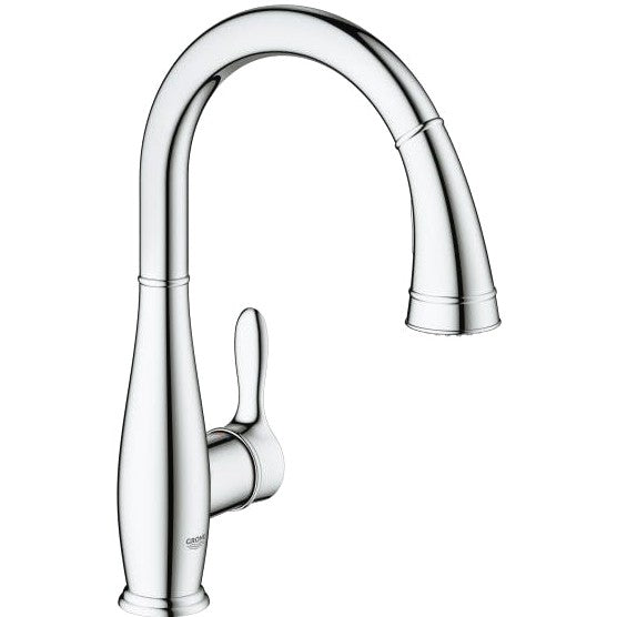 Grohe Parkfield Baterie chiuveta bucatarie monocomanda cu dus extractibil, crom