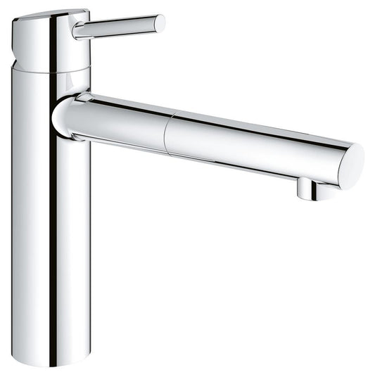 Grohe Concetto Baterie chiuveta bucatarie monocomanda cu dus extractibil, H22 cm