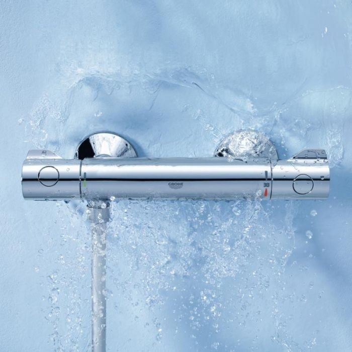 Grohe Grohtherm 800 Baterie dus cu termostat si set de dus cu bara 60 cm (modelul vechi)