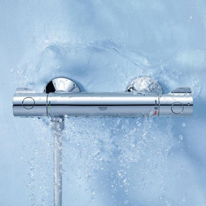Grohe Grohtherm 800 Baterie dus cu termostat si set de dus cu bara 60 cm (modelul vechi)