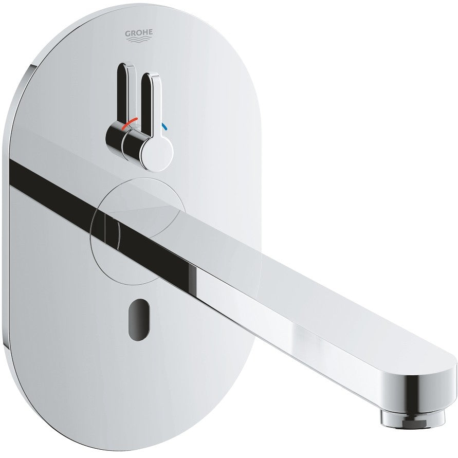 Grohe Eurosmart Cosmopolitan E Baterie lavoar electronica cu senzor, alimentare 230 V, pipa 23 cm