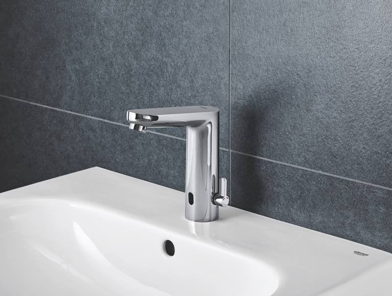 Grohe Eurosmart Cosmopolitan E Baterie lavoar electronica cu mixare apa, alimentare baterie, inaltime medie