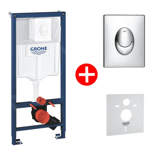 Grohe Rapid SL 4 in 1 Set rezervor incastrat GD2 si clapeta de actionare rotunda