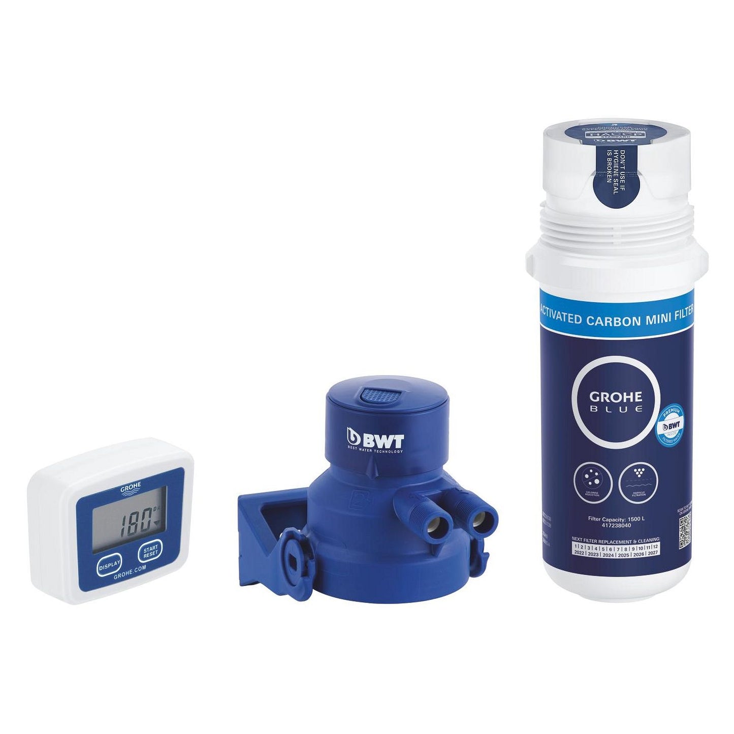 Grohe Blue pure Set filtru 1500 l, contor, cap filtrare