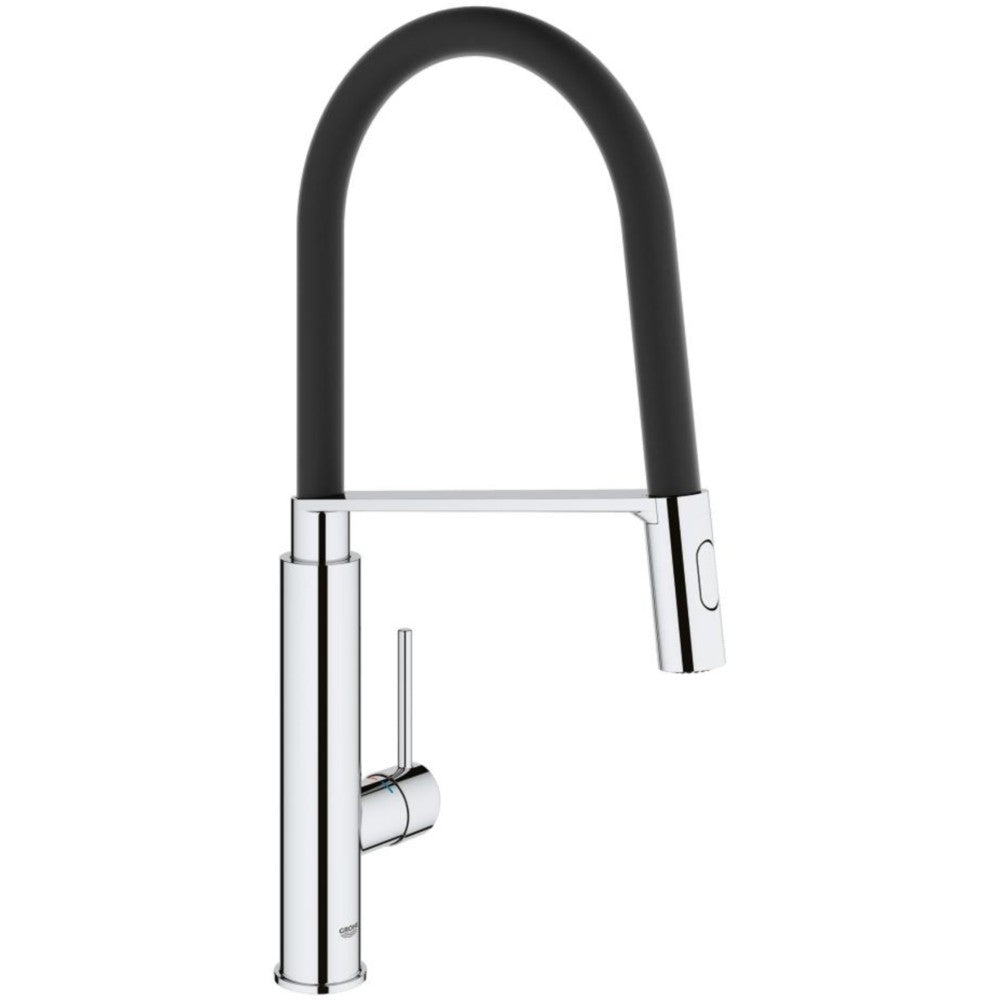 Grohe Concetto Baterie chiuveta bucatarie monocomanda cu dus extractibil, pipa U, crom