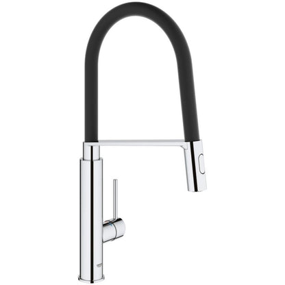 Grohe Concetto Baterie chiuveta bucatarie monocomanda cu dus extractibil, pipa U, crom