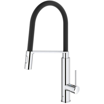 Grohe Concetto Baterie chiuveta bucatarie monocomanda cu dus extractibil, pipa U, crom