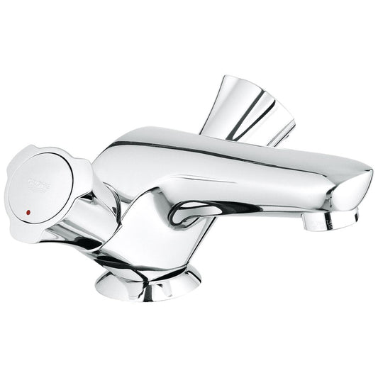 Baterie lavoar Grohe Costa L, dubla comanda, set de scurgere cu tija