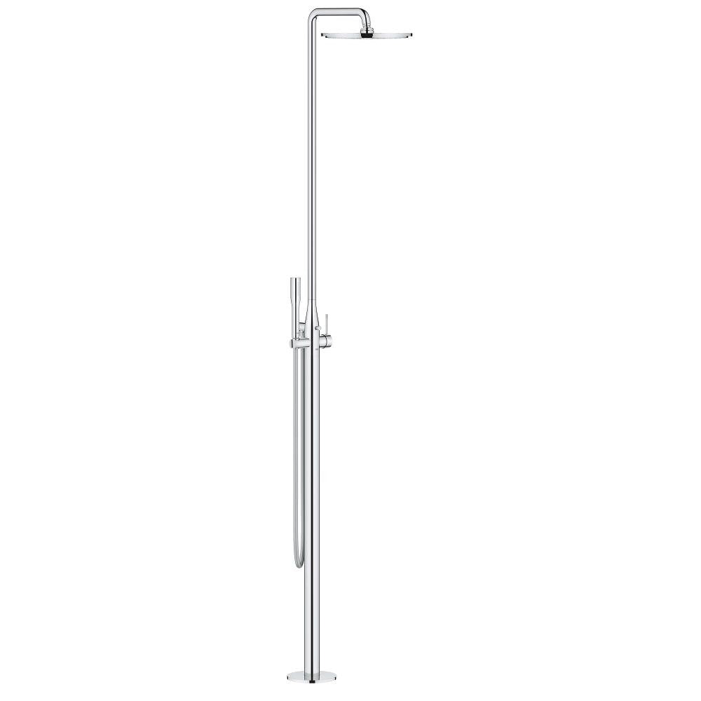Coloana dus cu baterie fara termostat Grohe Essence, freestanding