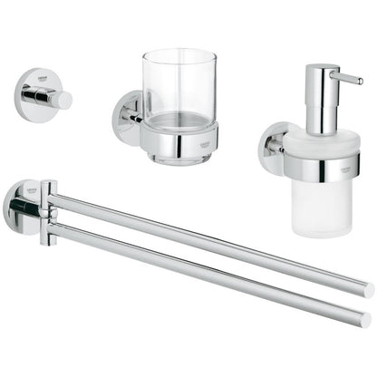 Grohe Essentials Master Set de accesorii 4 in 1, crom