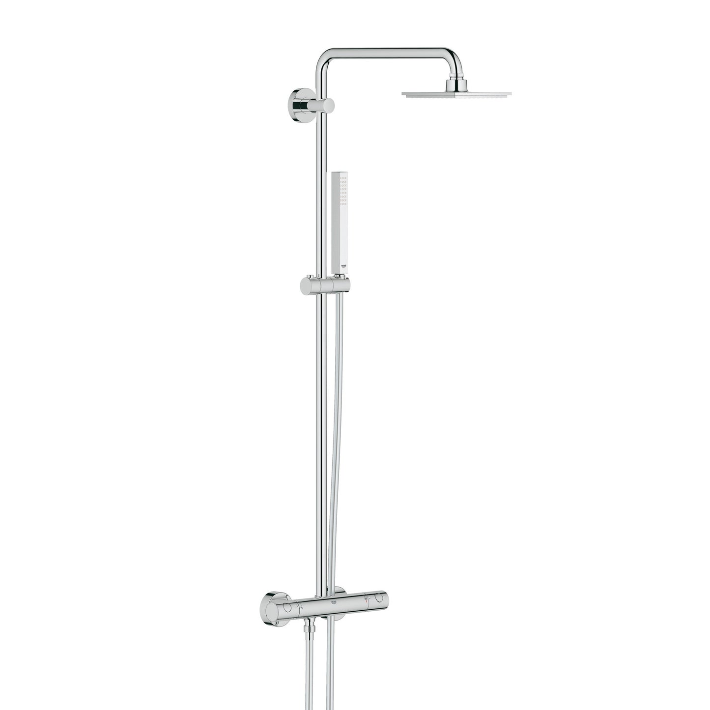 Coloana dus cu baterie si termostat Grohe Euphoria Cube 150