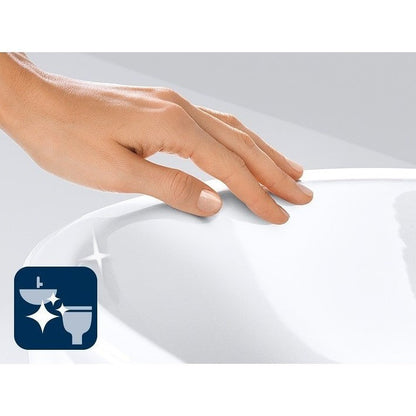 Set promo Vas WC suspendat cu rezervor incastrat si capac soft close Grohe Euro Ceramic Rimless 38x54 cm evacuare orizontala
