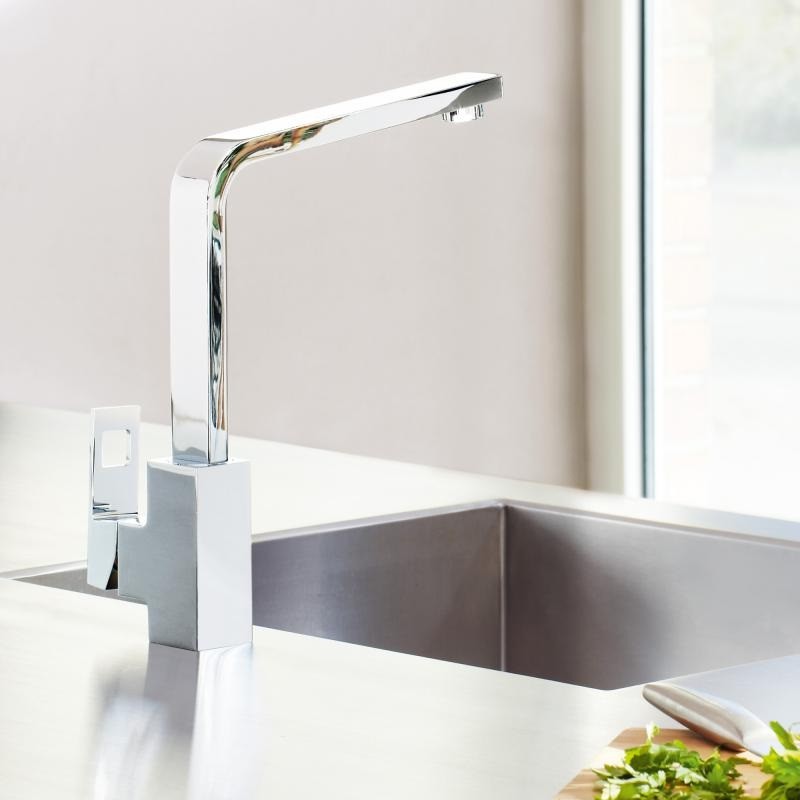 Grohe Eurocube Baterie chiuveta bucatarie cu pipa pivotanta H31 cm