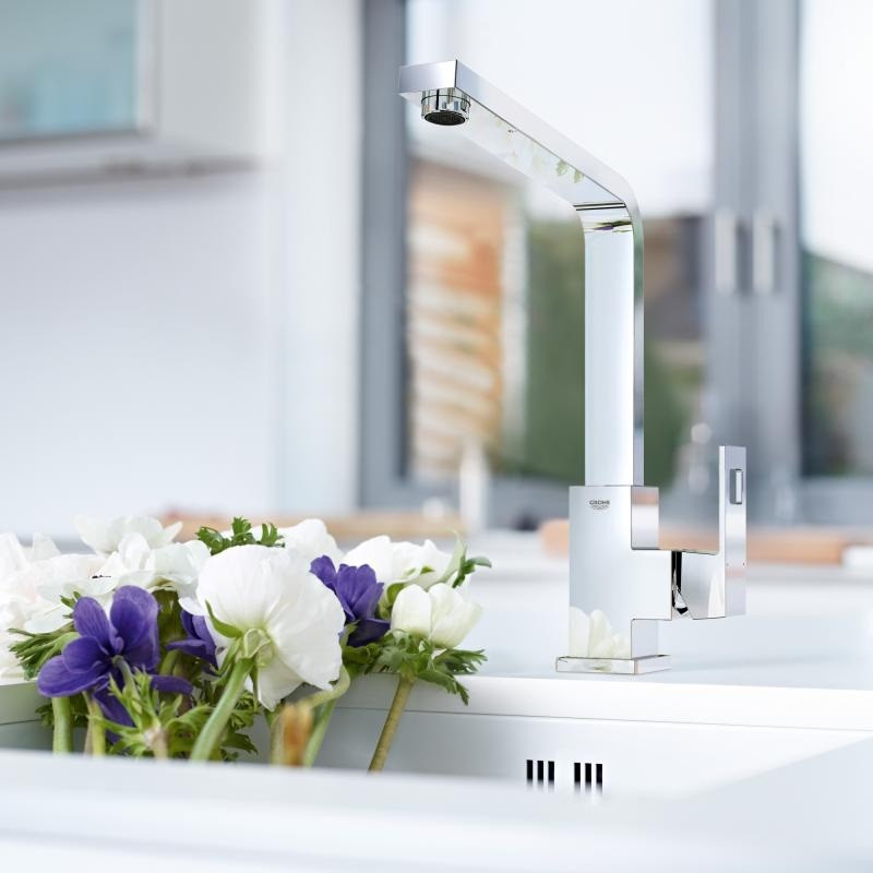 Grohe Eurocube Baterie chiuveta bucatarie cu pipa pivotanta H31 cm