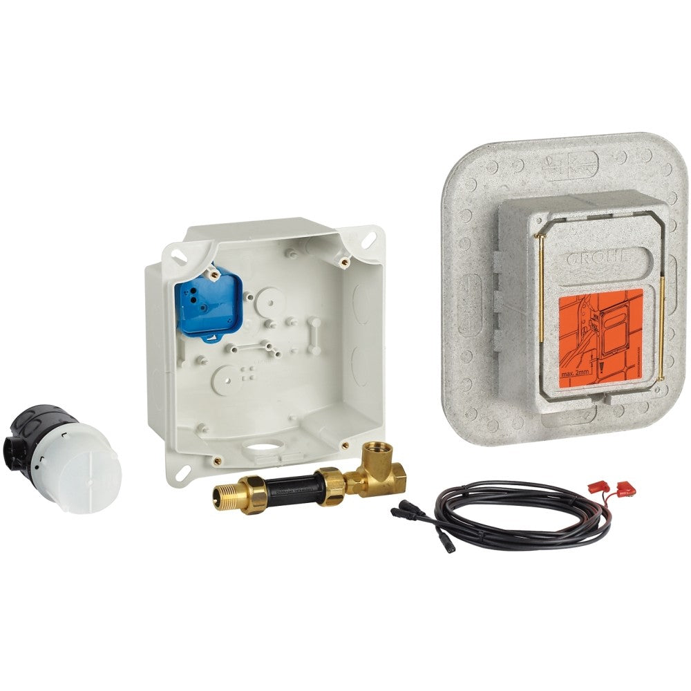 Grohe Eurocube E Sistem ingropat in perete pentru baterii de lavoar electronice cu infrarosu