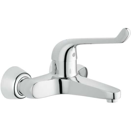 Grohe Euroeco Single Sequential Baterie lavoar monocomanda, montaj pe perete
