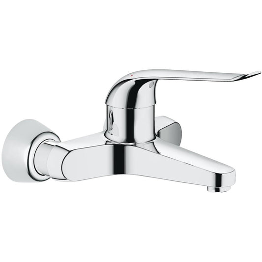 Baterie lavoar perete Grohe Euroeco Special, pipa 21 cm