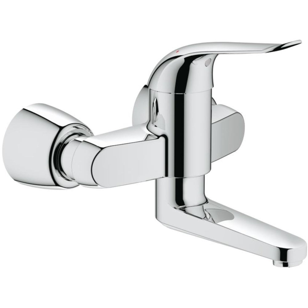 Baterie lavoar perete Grohe Euroeco Special, pipa pivotanta 21 cm
