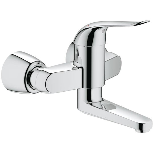 Baterie lavoar perete Grohe Euroeco Special, pipa pivotanta 21 cm