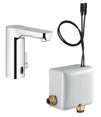Grohe Eurosmart Cosmopolitan E Baterie lavoar cu infrarosu si mixare apa, cu Powerbox