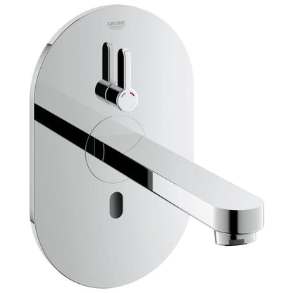Grohe Eurosmart Cosmopolitan E Baterie lavoar cu infrarosu si mixare apa, montaj incastrat, pipa 17 cm