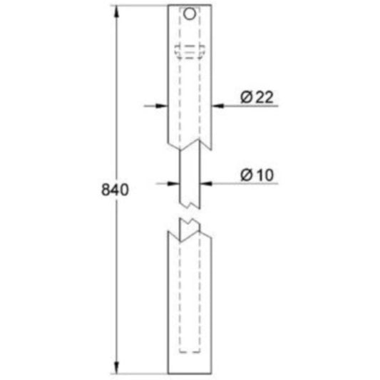 Grohe Extensie bara dus, minus 15 cm fata de original