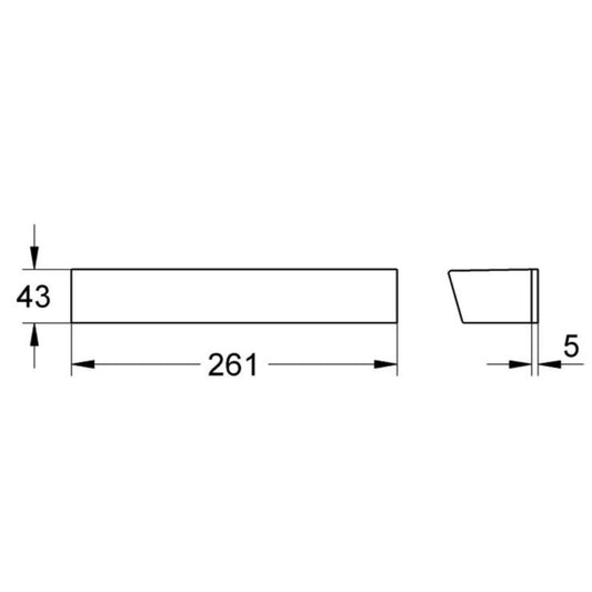 Grohe Grohtherm 2000 Tavita metalica