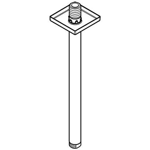 Brat dus fix Grohe Rainshower, montaj pe tavan, L29 cm