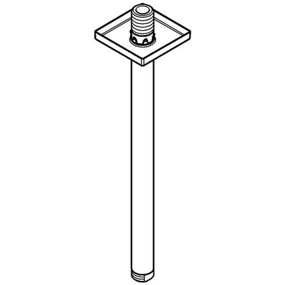 Brat dus fix Grohe Rainshower, montaj pe tavan, L29 cm