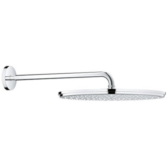 Palarie dus fix Grohe Rainshower, cu brat, montaj pe perete, Ø31 cm