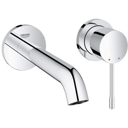 Baterie lavoar incastrata Grohe Essence Set Promo, pipa 18 cm