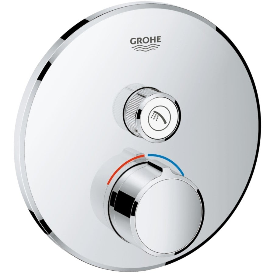 Grohe SmartControl Baterie dus cu 1 iesire, rotunda