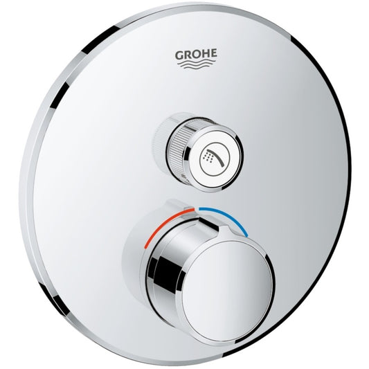 Grohe SmartControl Baterie dus cu 1 iesire, rotunda