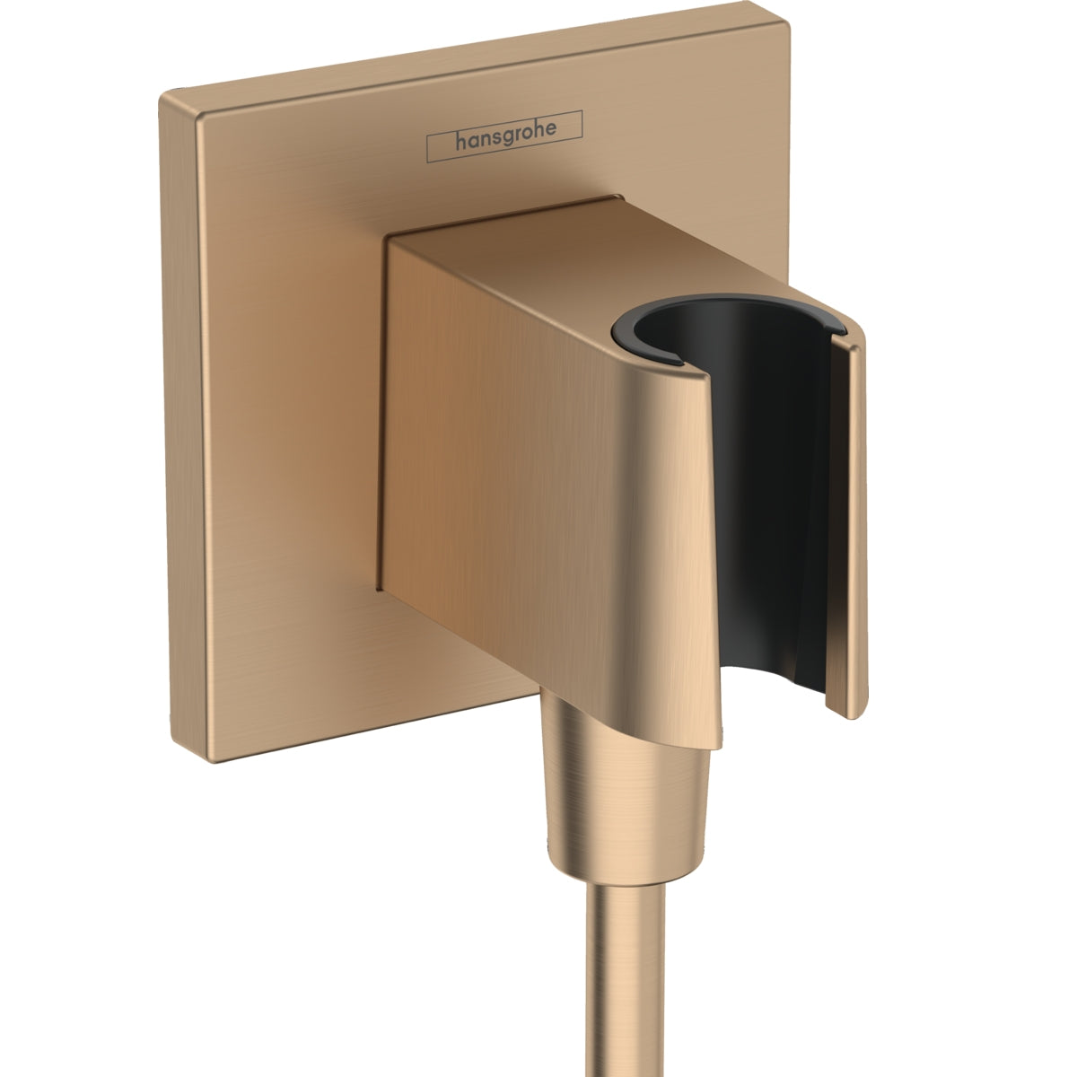 Hansgrohe FifFit E Cot iesire dus cu suport, bronz