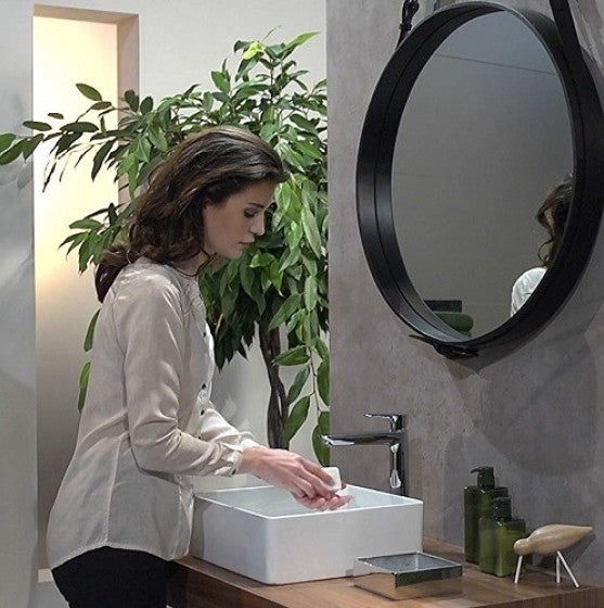 Baterie chiuveta baie pe blat Hansgrohe Talis E 240, cu ventil pop-up