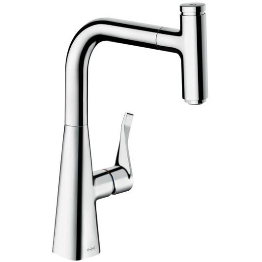 Hansgrohe Select 240 Baterie chiuveta bucatarie monocomanda cu dus extractibil, crom