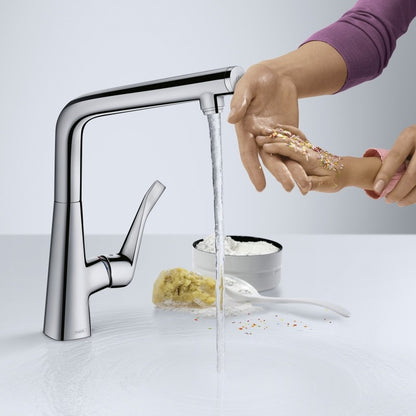 Hansgrohe Select 320 Baterie chiuveta bucatarie monocomanda, crom