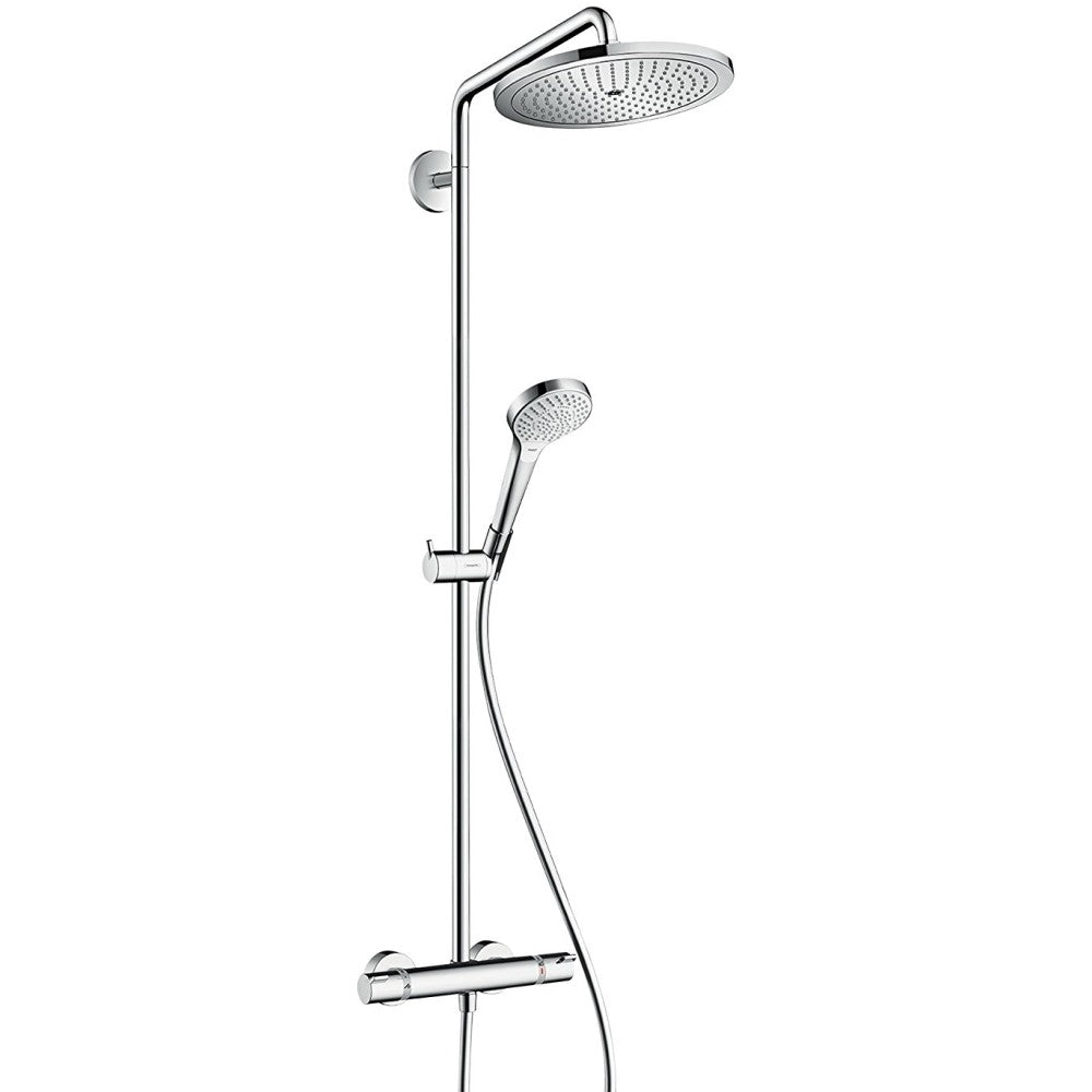 Coloana dus cu baterie si termostat Hansgrohe Croma Select 280 Air jet
