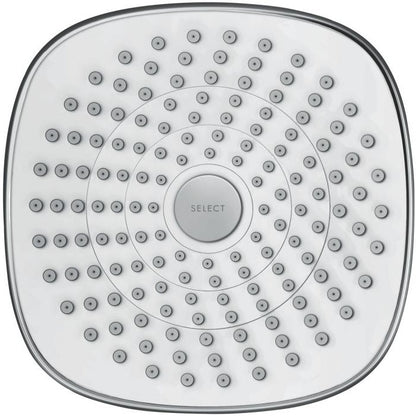 Palarie dus fix Hansgrohe Croma Select E 180, cu 2 jeturi, alb/crom