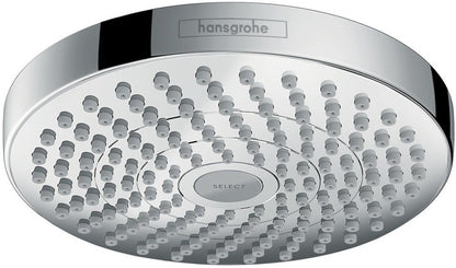 Palarie dus fix Hansgrohe Croma Select E 180 2jet, rotund Ø18 cm, crom